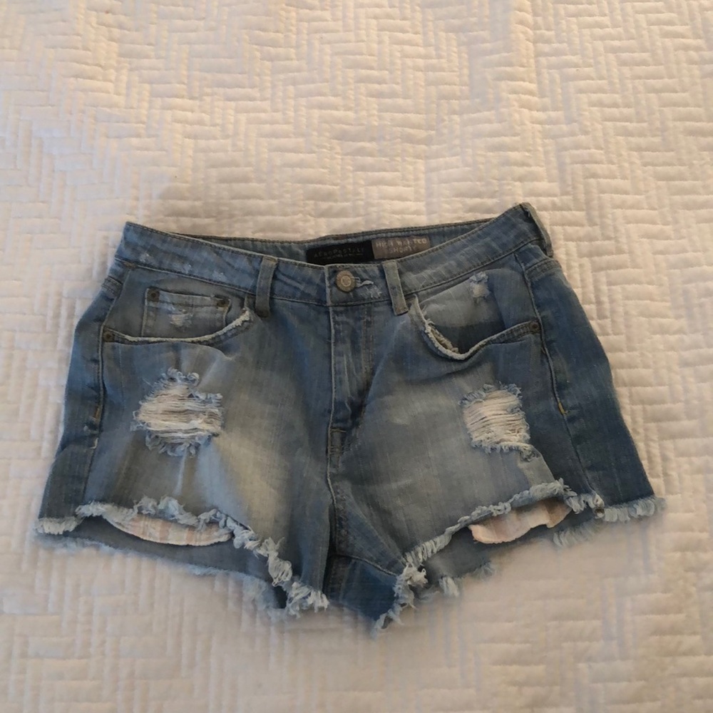 Denim shorts